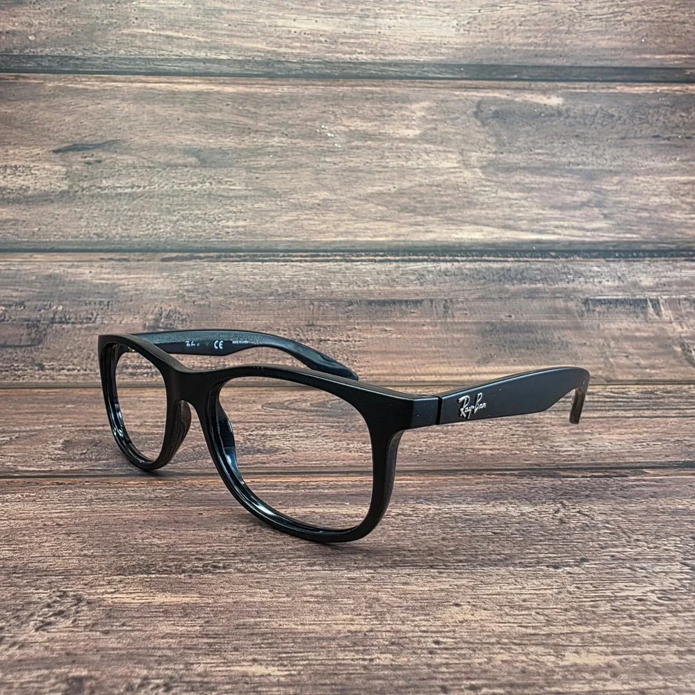Ray-Ban Junior RJ 9062S 7013/71 Black Plastic Eyeglass Frames 48-16-125